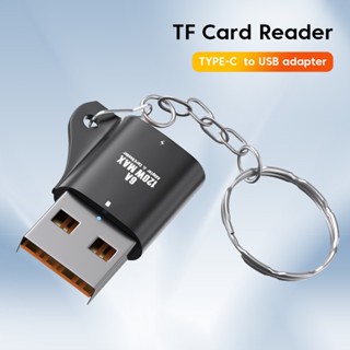 Tf อะแดปเตอร์การ์ดรีดเดอร์ Type C เป็น USB2.0 ตัวเมีย OTG