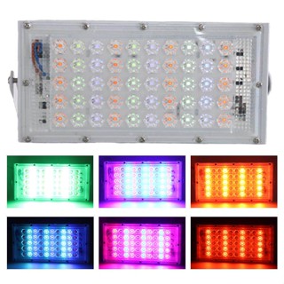 แสงไฟส่องสว่าง สปอร์ตไลท์ LED 150W 80W ไฟบ้าน 220v รุ่นสว่างมาก กันน้ำได้ RGBW สปอตไลท์ ฟลัตไลท์ floodlight