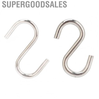 Supergoodsales S Hooks  Wide Application 10 Pieces S Shaped Hooks  for Clothes