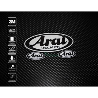 อุปกรณ์สวมใส่สำหรับขับขี่ สติ๊กเกอร์ มอเตอร์ไซค์ Sticker หมวกกันน็อค Arai Helmet 164