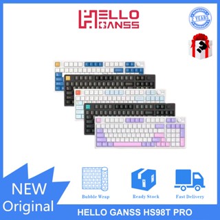 Hello GANSS HS98T PRO คีย์บอร์ดเมคคานิคอล มีไฟแบ็คไลท์ RGB สามโหมด