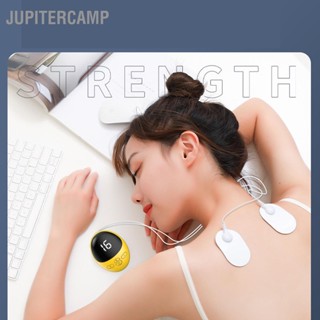 JUPITERCAMP แพทช์นวดไฟฟ้า Microcurrent 6 โหมด 16 Gears บรรเทาความเมื่อยล้าสติ๊กเกอร์นวดผ่อนคลาย