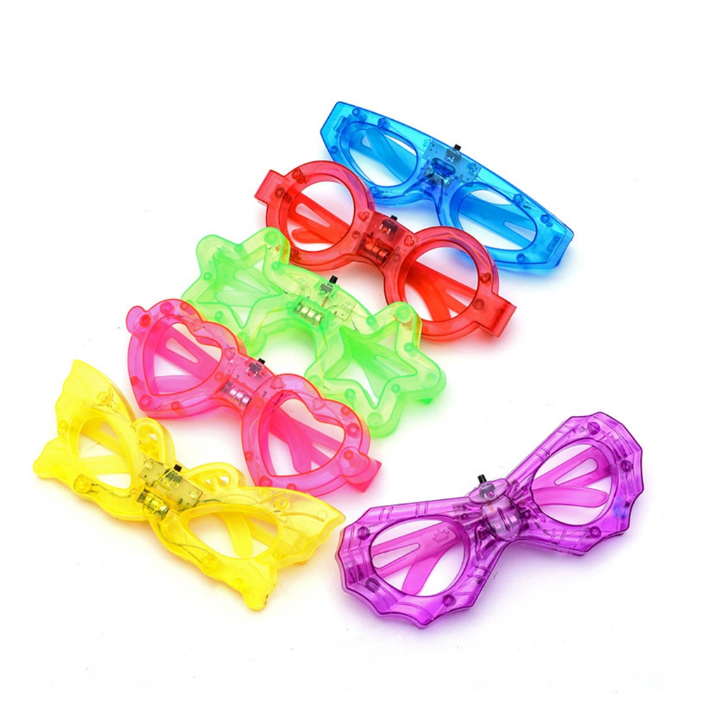 【สามารถส่งจากคลังสินค้าที่ไทยได้】แว่นตากันแดด มีไฟ Led เรืองแสงในที่มืด เหมาะกับงานปาร์ตี้ - รูปที่ 3