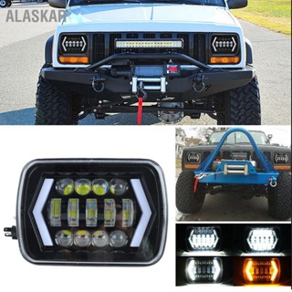 ALASKAR 7 นิ้ว LED ไฟหน้าความสว่างสูงกันน้ำทนทานรถเปลี่ยนไฟหน้าสำหรับรถจี๊ป Wrangler