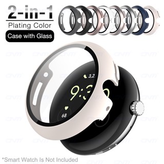 กระจก + เคส สําหรับ Google Pixel Watch กันชน ฝาครอบป้องกัน พร้อมกระจกนิรภัยกันรอยหน้าจอ สําหรับ Google Pixel Watch