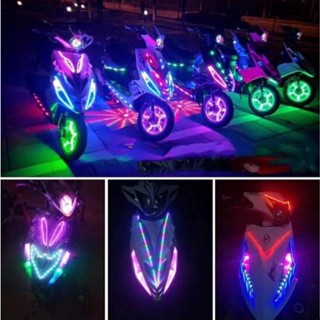 แถบไฟ LED 12V กันน้ํา ยืดหยุ่น 30 ซม. สําหรับตกแต่งรถจักรยานยนต์ รถยนต์