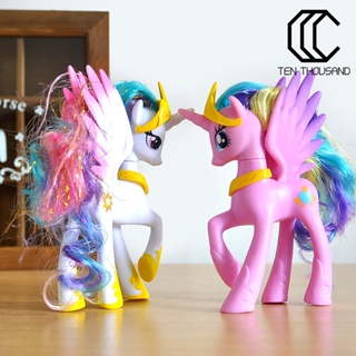 [COD]☸ตุ๊กตาฟิกเกอร์ My Little Pony Moon Princess PVC ขนาด 14 ซม. ของเล่นสะสม สําหรับเด็ก จํานวน 1 ชิ้น