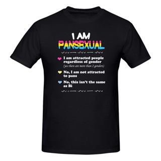 ข้อเสนอพิเศษ เสื้อยืดผู้ชาย พิมพ์ลาย Pansexual Definition Gay Pride Lgbt สําหรับผู้ชายS-5XL