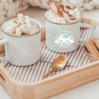 แก้วมักเคลือบ พิมพ์ลาย Cinnamoroll ขนาด 360 มล. เหมาะกับของขวัญ สําหรับเด็ก