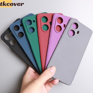 เคสโทรศัพท์มือถือแบบนิ่ม ผิวด้าน บางมาก ลายหินทราย หรูหรา สําหรับ Realme C53 C55 10 Pro+ GT Neo 5 SE