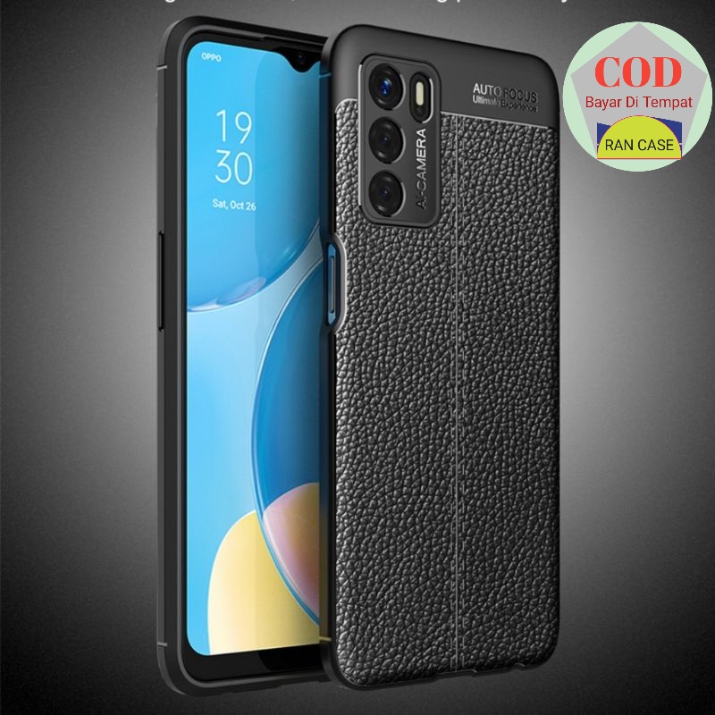 เคส OPPO A16 CPH2269 AUTOFOCUS คาร์บอนซิลิคอน