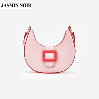 Jasmin NOIR กระเป๋าสะพายข้าง หนัง PU ขนาดเล็ก สําหรับผู้หญิง