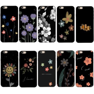 เคสโทรศัพท์มือถือซิลิโคน TPU แบบนิ่ม สีดํา สําหรับ iPhone6 6S