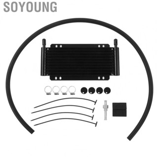 Soyoung Automatic Transmission Oil Cooler  Oil Cooler Aluminium 11 Row Professional High Strength  for Pick Up Trucks for Vans for Travel Trailers