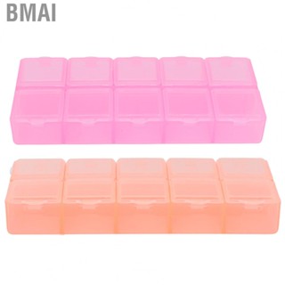 Bmai Tackle Box Organizer  Bead Containers Wear Resistant  for Home for Office for Travel