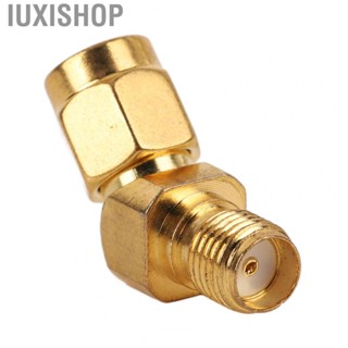 Iuxishop 45 Degree Male To Female Connector  Wide Application Wide Frequency Band Compact Stable SMA Connector  for