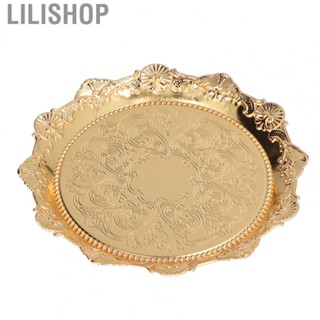 Lilishop Jewelry Tray  Elegant Round Storage Tray  for Fruit for Bracelet