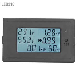  Leo310 เครื่องวัดความจุแบตเตอรี่ AC แรงดัน กระแสไฟฟ้า เครื่องทดสอบมิเตอร์ไฟฟ้า LCD จอแสดงผลดิจิตอล