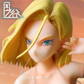 โมเดลฟิกเกอร์ ดราก้อนบอล Z Android 18 Robot DBZ (Ver. ชุดว่ายน้ํา โมเดลฟิกเกอร์ อนิเมะ DragonBall สไตล์ญี่ปุ่น ของเล่นสําหรับเด็ก