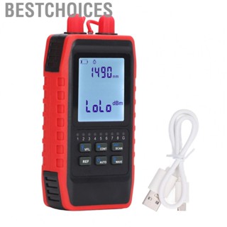 Bestchoices Mini Optical Fiber Power Meter  Fiber Fracture Check Optical Power Meter Tracking Function Continuity Test Automatic Scan Handheld  for Industrial Use