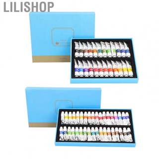 Lilishop Watercolor  Tube Set  Glossy Hand Feel  Watercolor Kit Reusable Vivid  for Painting