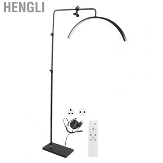 Hengli 27 Inch Half Moon Beauty Light  50W Half Moon Floor Light Adjustable Brightness  for Live Video Recording