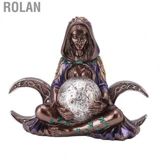 Rolan Mother Earth Art Statue  Mother Earth Figurine Exquisite Craftsmanship Small Hand Painted  for Living Room