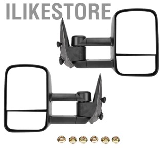 Ilikestore 2pcs/set Power Heated Towing Mirrors Fit for Chevy Silverado GMC Sierra 1999-2002 GM1320411