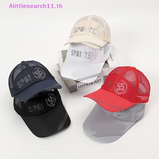 Alittlesearch11 หมวกเบสบอล ผ้าตาข่าย ระบายอากาศ แห้งเร็ว สําหรับผู้ชาย เหมาะกับฤดูร้อน ตกปลา กอล์ฟ