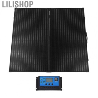 Lilishop 200W Portable Solar Panel  ETFE Solar Photovoltaic Panel Ultra Lightweight  for Hiking for Boating