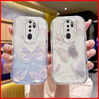 เคส OPPO A9 2020 A5 2020 A9 2020 A5 2020 โทรศัพท์มือถือแบบนิ่ม tpu ใส กันกระแทก สีชมพู แฟชั่น สําหรับ