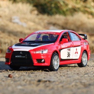 โมเดลรถยนต์ Mitsubishi Lancer Evolution X Evo 1:32 ของเล่นสําหรับเด็ก