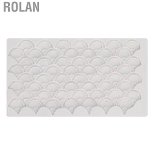 Rolan Silicone Cake Fondant Molds Fish Scale Mat For Chocolate Cupcake Wedding Cake MF