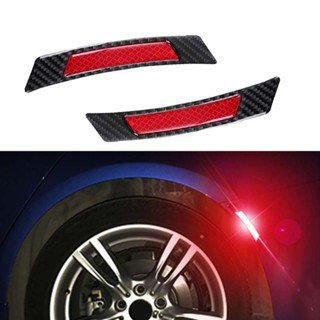 ⚡READYSTOCK⚡Stickers Vehicle 2pcs/set 168*32mm Power Reflective Wheel Eyebrow Edge