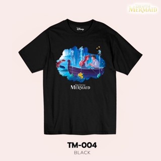 [S-5XL]Power 7 Shop เสื้อยืดการ์ตูน The Little Mermaid ลิขสิทธ์แท้ DISNEY (TM-004)