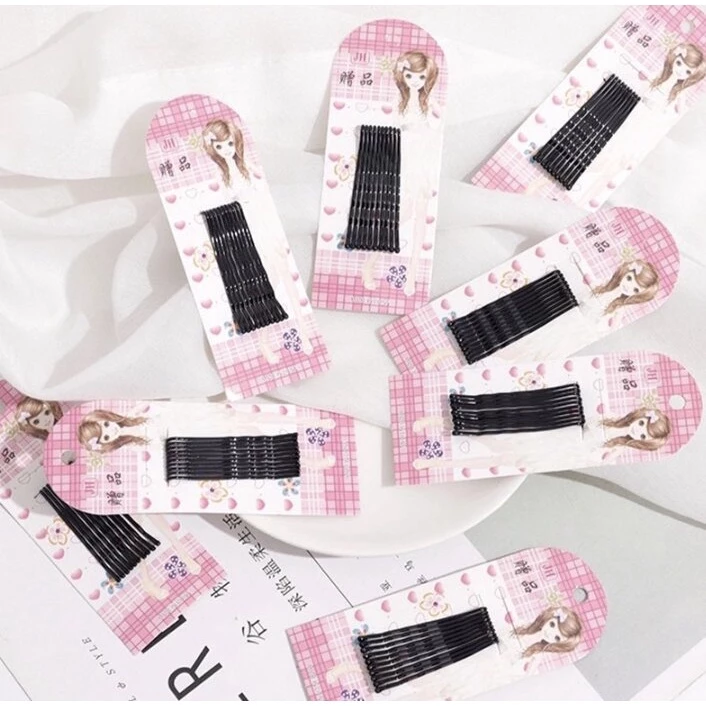 1แพค 10 ชิ้น กิ๊บดำหนีบผมพร้อมส่ง MKS-03