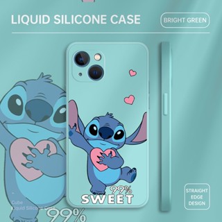 เคสโทรศัพท์ซิลิโคน TPU แบบนิ่ม ลายการ์ตูน Stitch ป้องกันเลนส์ สําหรับ Samsung A11 A12 A13 A14 A20 A30 A20s A21s