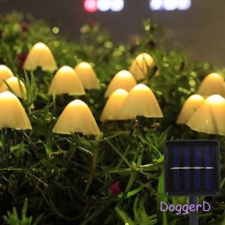 Doggerd โคมไฟ LED 20 ดวง พลังงานแสงอาทิตย์ กันน้ํา 5 เมตร สําหรับตกแต่งสวน กลางแจ้ง