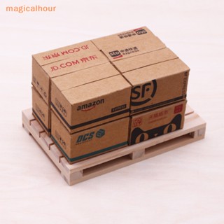 Magicalhour^^ กล่องของขวัญจิ๋ว 1:12 สําหรับบ้านตุ๊กตา 6 ชิ้น