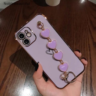 [NobleBeautiful] เคสโทรศัพท์มือถือ ประดับเพชรคริสตัล วิบวับ DIY