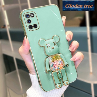 เคสโทรศัพท์มือถือ ซิลิโคนนิ่ม กันกระแทก ลายต้นไม้ Gloden สําหรับ OPPO A92 OPPO A52 OPPO A74 5G