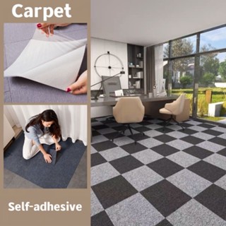 สติกเกอร์ติดพื้นกระเบื้อง พรมปูพื้น กันชื้น ลอกออกได้ DIY สําหรับตกแต่งบ้าน ห้อง พรม