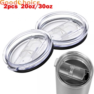 【Good】Lid Skinny Tumbler Slider Lid Spare Parts Splash Tumbler Cup 20/30 Oz 2pcs【Ready Stock】