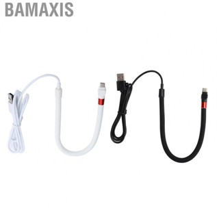 Bamaxis Flexible Phone Holder Cable  Multi Function Stand Up Charging Multiple Protection for Mobile