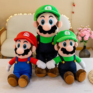 หมอนตุ๊กตานุ่ม รูปการ์ตูน The Super Mairo Bros Luigi NS3 ของขวัญ สําหรับตกแต่งบ้าน เก็บสะสม