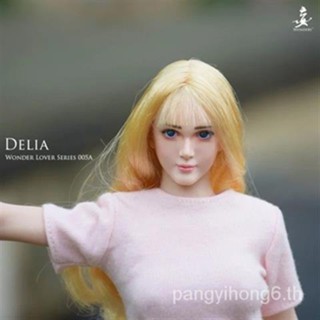 Jryq โมเดลหุ่นหัวทหาร 1/6 WLS005 ตาโต สีบลอนด์ ขยับได้ สีขาว สําหรับเด็กผู้หญิง