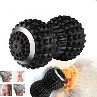 PVC Fascia Ball Peanut Massage Ball / Fitness Hedgehog Rehabilitation Training Ball /Relief Stress Release Massage Tool /Spiky Massage Ball for Plantar Fasciitis