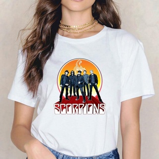 การออกแบบเดิมเสื้อยืด Scorpions เสื้อยืดสำหรับผู้ชายเสื้อผ้าแนวสตรีทพิมพ์ลายแฟชั่นเสื้อผ้าฝ้าย100% ใหม่ฤดูร้อนคอกลมขายส่งราคาถูกเสื้อยืดแบรนด์2021คุณภาพสูงเสื้อยืดผู้ชายใส่ได้ทั้งผู้ชายและผู้หญิงสไตล์ป๊อป Xs-3xl