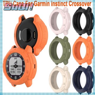 SUQI ใหม่ เคส TPU นิ่ม ป้องกัน กรอบ สําหรับ Garmin Instinct Crossover