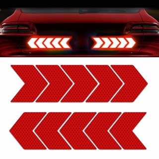 ⚡READYSTOCK⚡Car reflector PVC 4.5*4.5cm Auto Warning Strip Tape Bumper Truck Safety